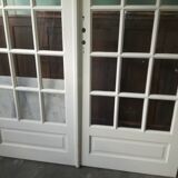 Double old glazed doors