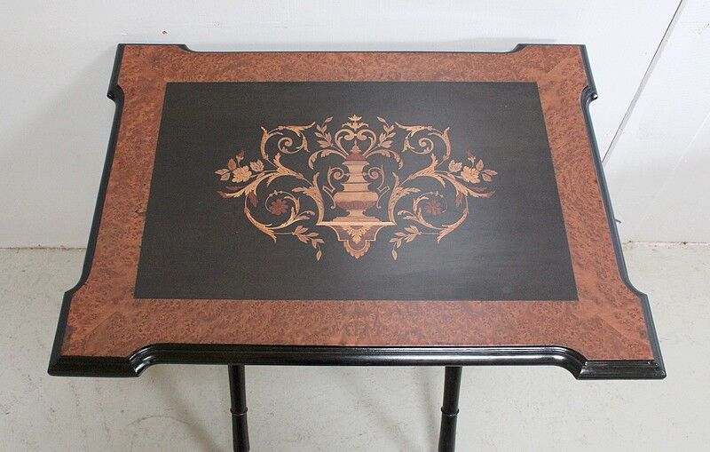 Folding table, Napoleon III era - 19th century