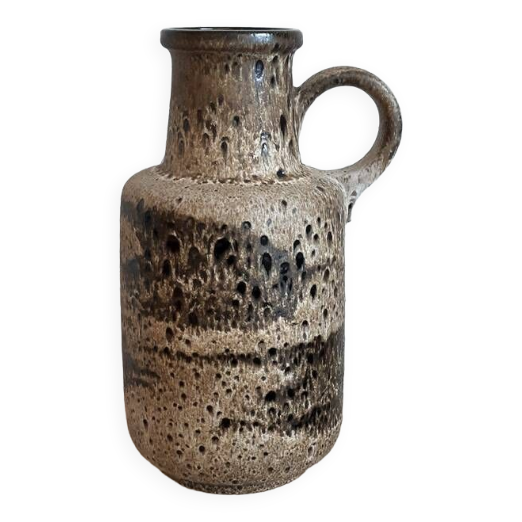 Large vintage ceramic vase “West-Germany” 1950s.