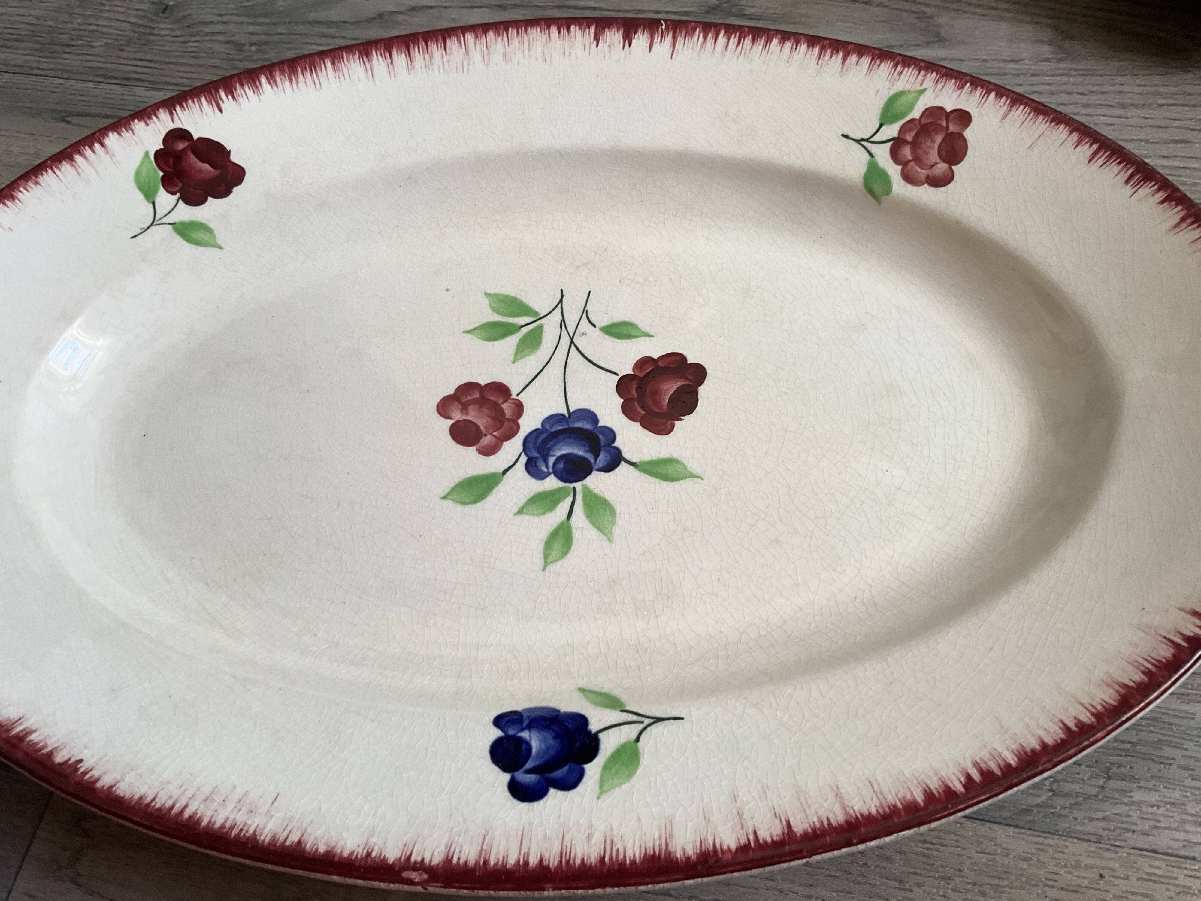 Serving dish Moulin des Loups and Hamage