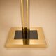 Large brass Hollywood Regency floor lamp, 1970s