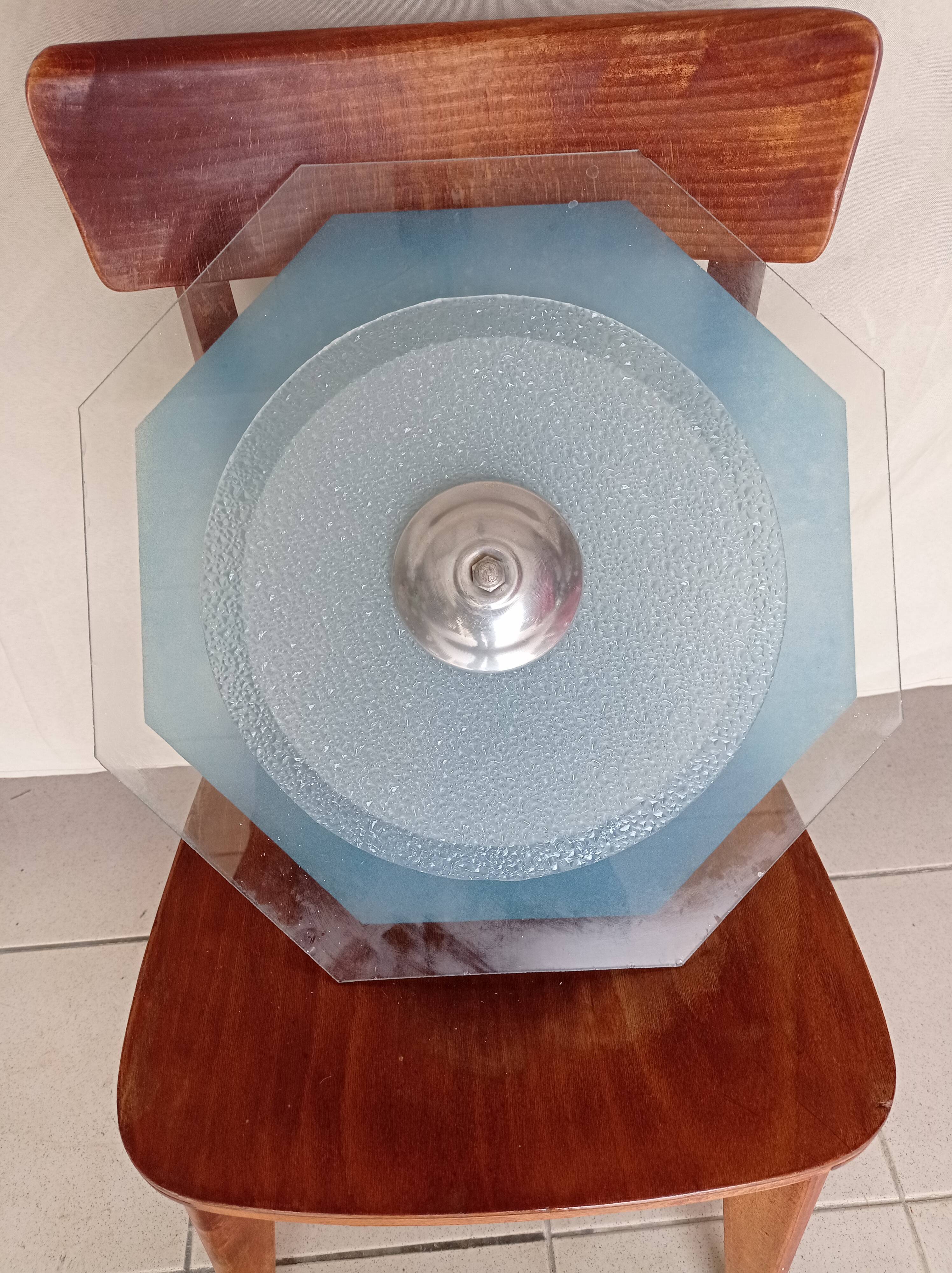 Modernist art deco chandelier
