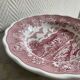 Set of three pink soup plates Fontebasso Made in Italy