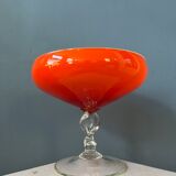 Red vintage Murano style vase/glass