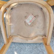 4 chaises bistrot, teinte claire