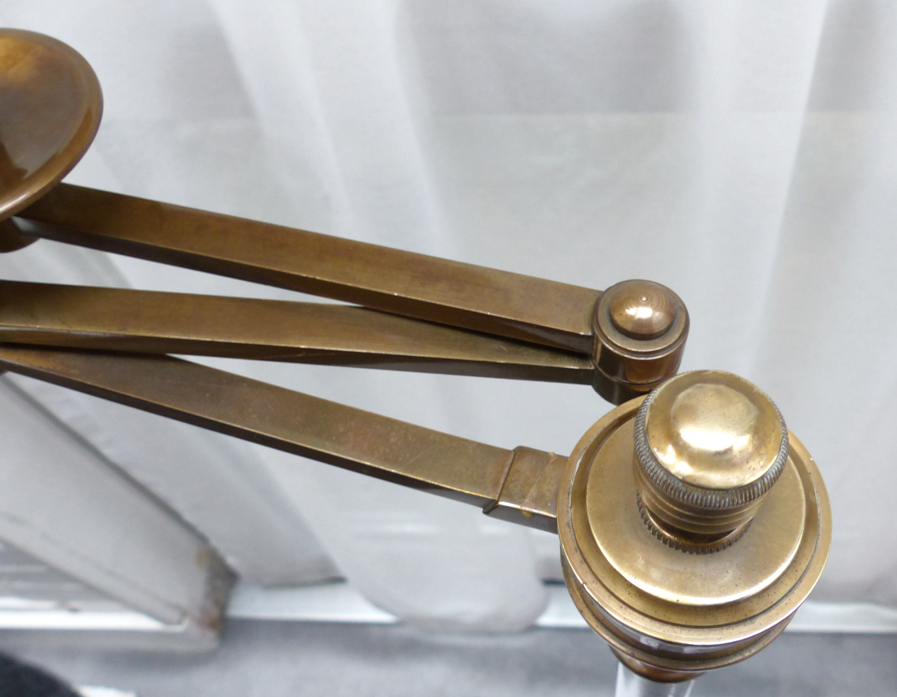 Pair of vintage e-readers with articulated arms