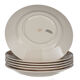 6 flat plates in longchamp earthenware model lolette around 1950 n°1