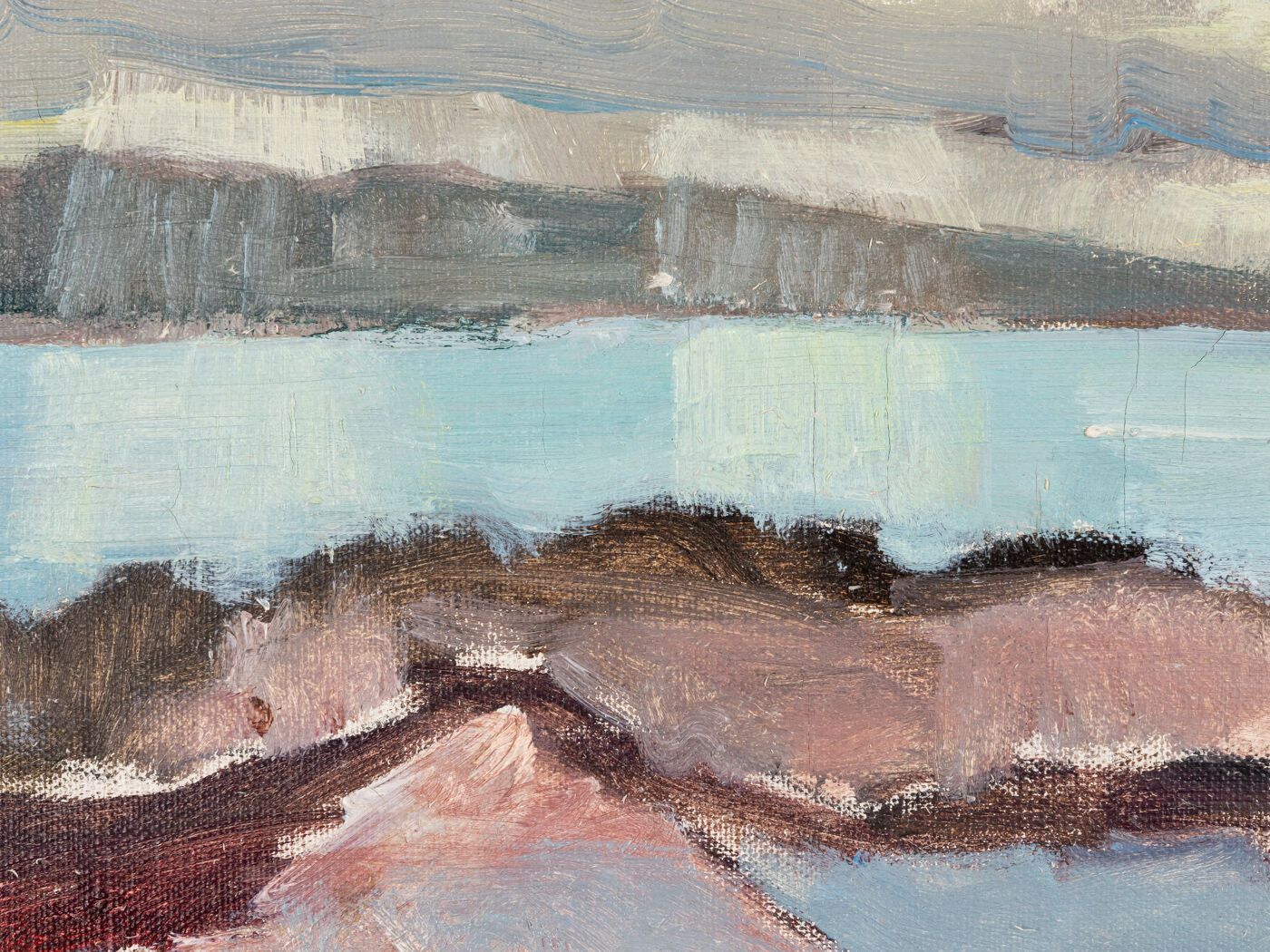 Sea Bay, Oil on Canvas, 50 x 31 cm