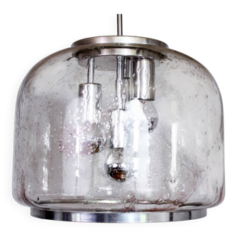 Murano glass pendant light Doria Leuchten 1970