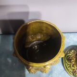Tobacco jar in slip