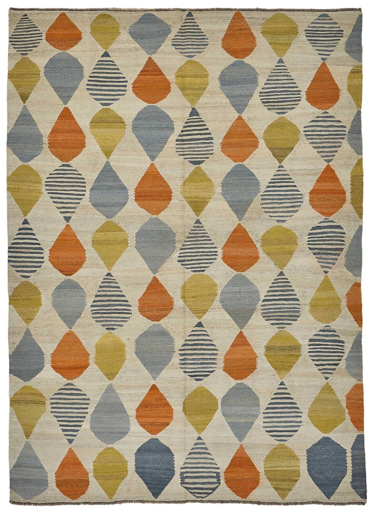 Contemporary Tribal Decorative Kilim 173 cm x 241 cm