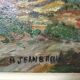 Oil painting on panels / Grange Hautes Pyrénées