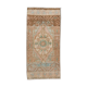 2x3 floral turkish vintage rug,2x3 doormat,95x45 cm,3.1x1.6 ft