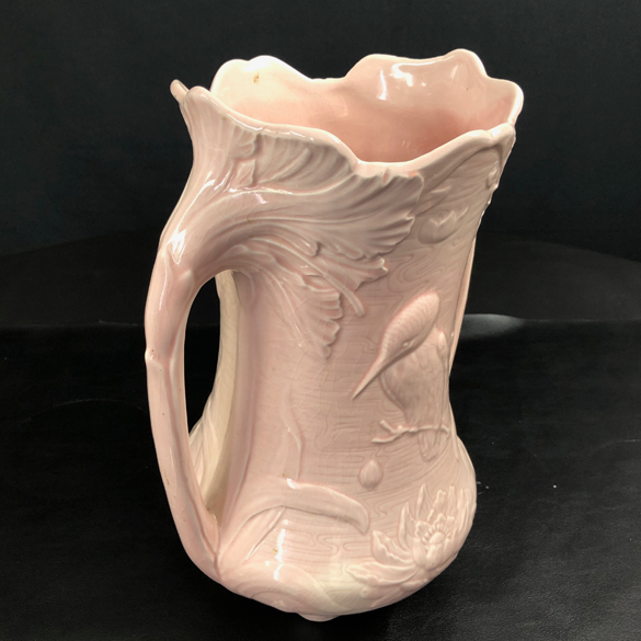 Vase in faience dabbling salins