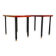 Tables d'appoint en teck du milieu du siècle, lot de deux, Italie années 1950