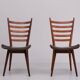 Cees Braakman curved ladder chairs 1950s Holland