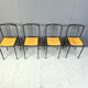 4 chairs by Zeus Noto Maurizio Peregalli Millepunte, 1985
