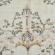 6x9 Persian Classic Cream & Black Vintage Rug, 183x287Cm