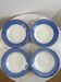 Set of 4 deep plates Sarreguemines Jacquot