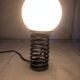 Lampe ressort design 1970