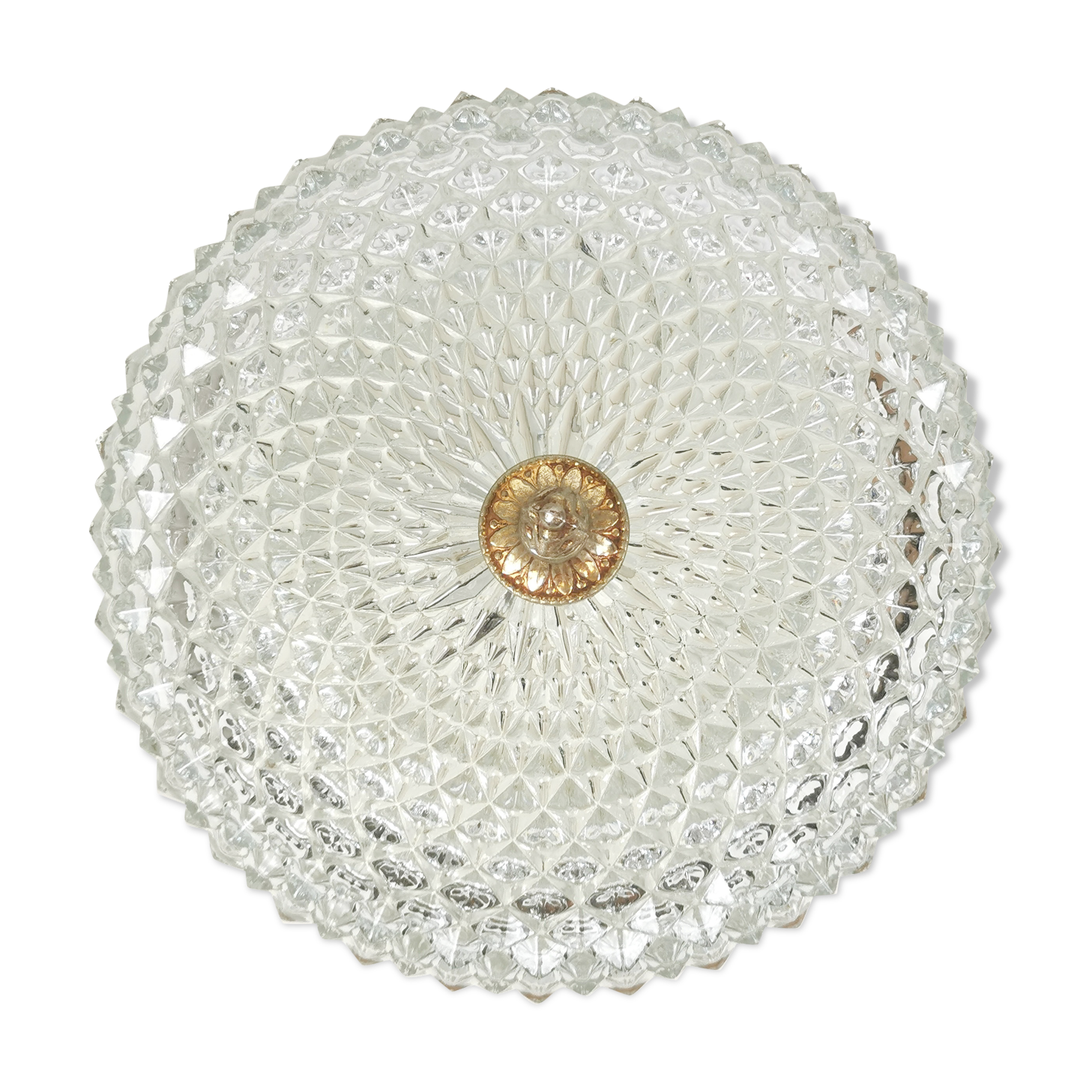 Ceiling lamp cut glass
