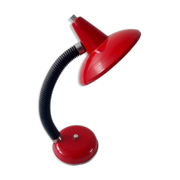 vintage lamp Delmas red