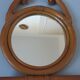 Mirror nice OWL rattan of the 60s 70s