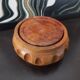 Wooden coasters with vintage holders