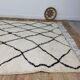 Handmade Moroccan Berber rug beni ouarain 317 X 184 CM