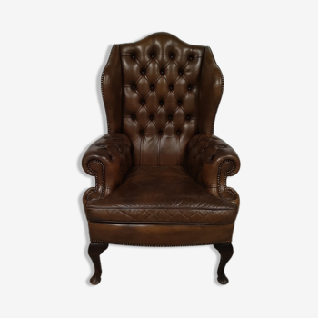 - armchair chesterfield leather