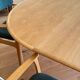 Table de salle à manger ronde en chêne clair "Ella"