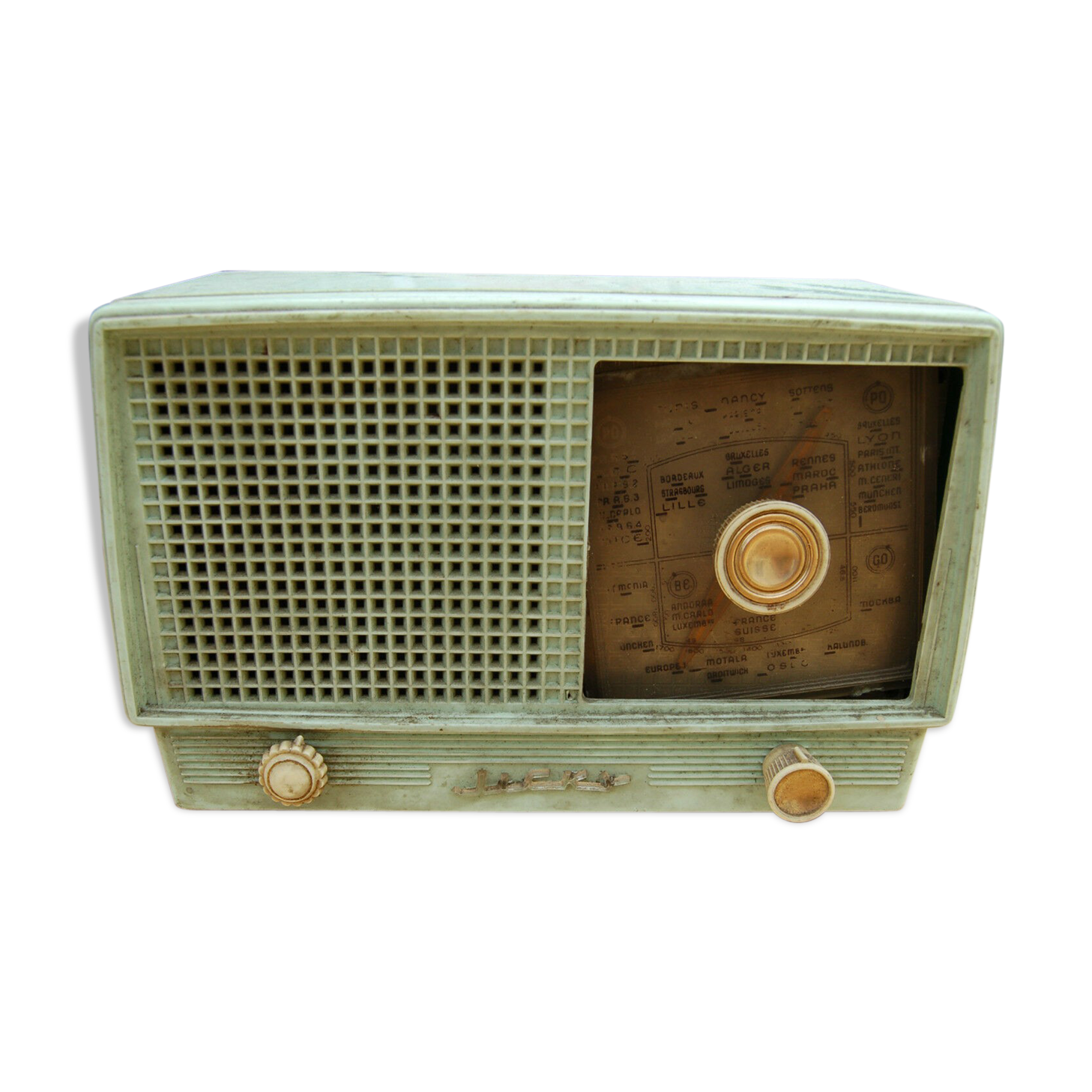 Radio station bakelite lucky post old tsf post vintage design XXeme