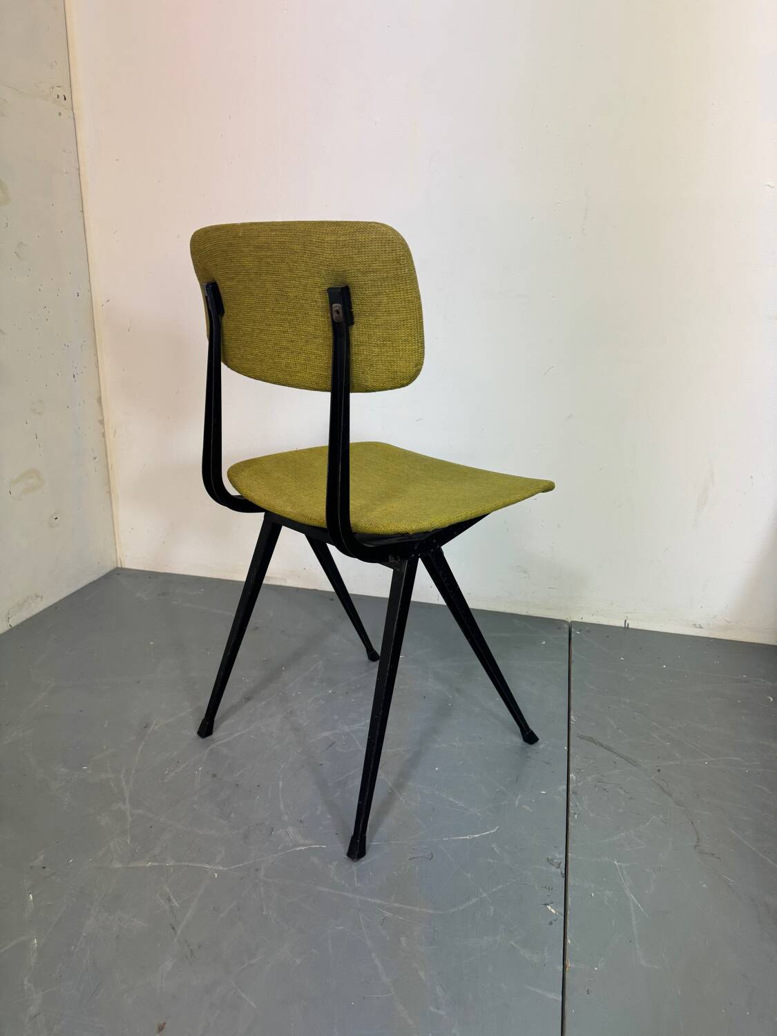 Vintage Mid Century Modernist Industrial Side Desk Chair, 1950