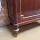 Neoclassical display cabinet by Maurice Hirsch – mahogany, brass and glass