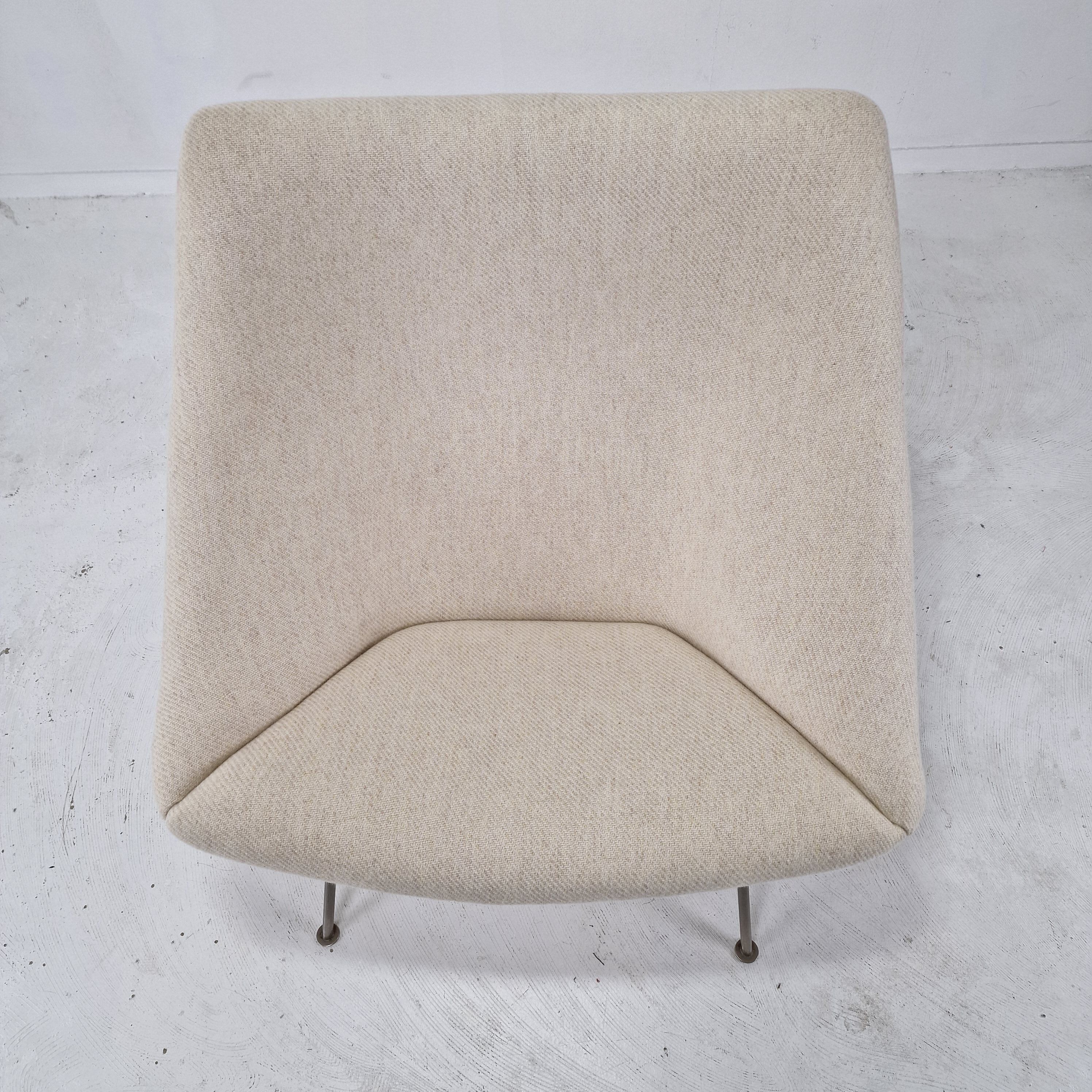 Oyster Chair with Ottoman by Pierre Paulin for Artifort, 1960's