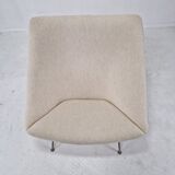 Chaise Oyster avec pouf par Pierre Paulin pour Artifort, années 1960
