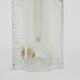 Vase solitaire, en verre transparent, conçu par H. Düsterhaus, Walther Glas,