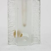 Vase solitaire, en verre transparent, conçu par H. Düsterhaus, Walther Glas,