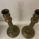 Pair of brass candlesticks