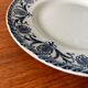Set of 6 antique flat plates Moulin des Loups model Cardère |