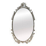 Oval table top face mirror by atsonea
