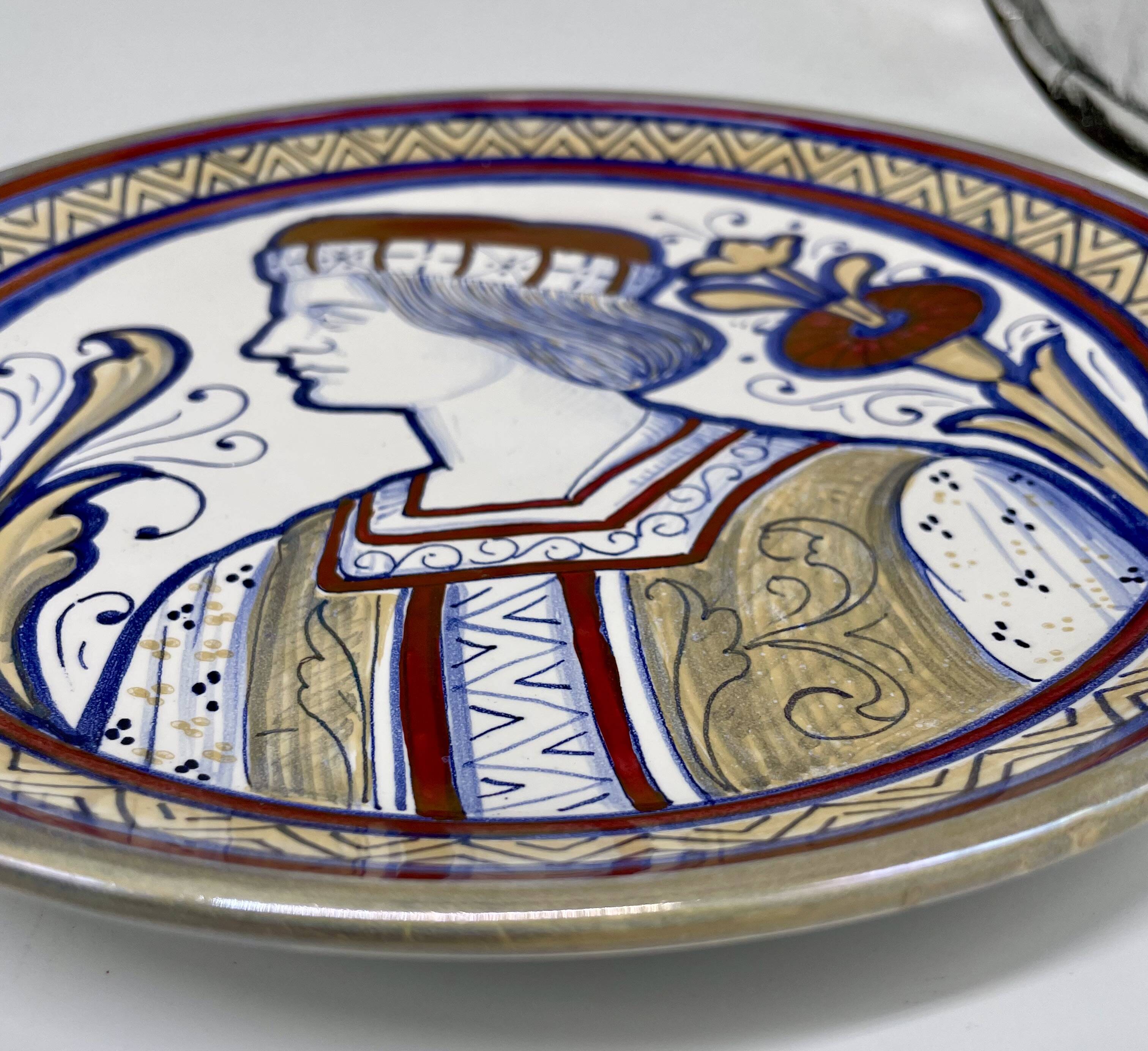 Pair of Gualdo Tadino plates