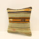 Turkish Kilim Pillow,30x30 cm