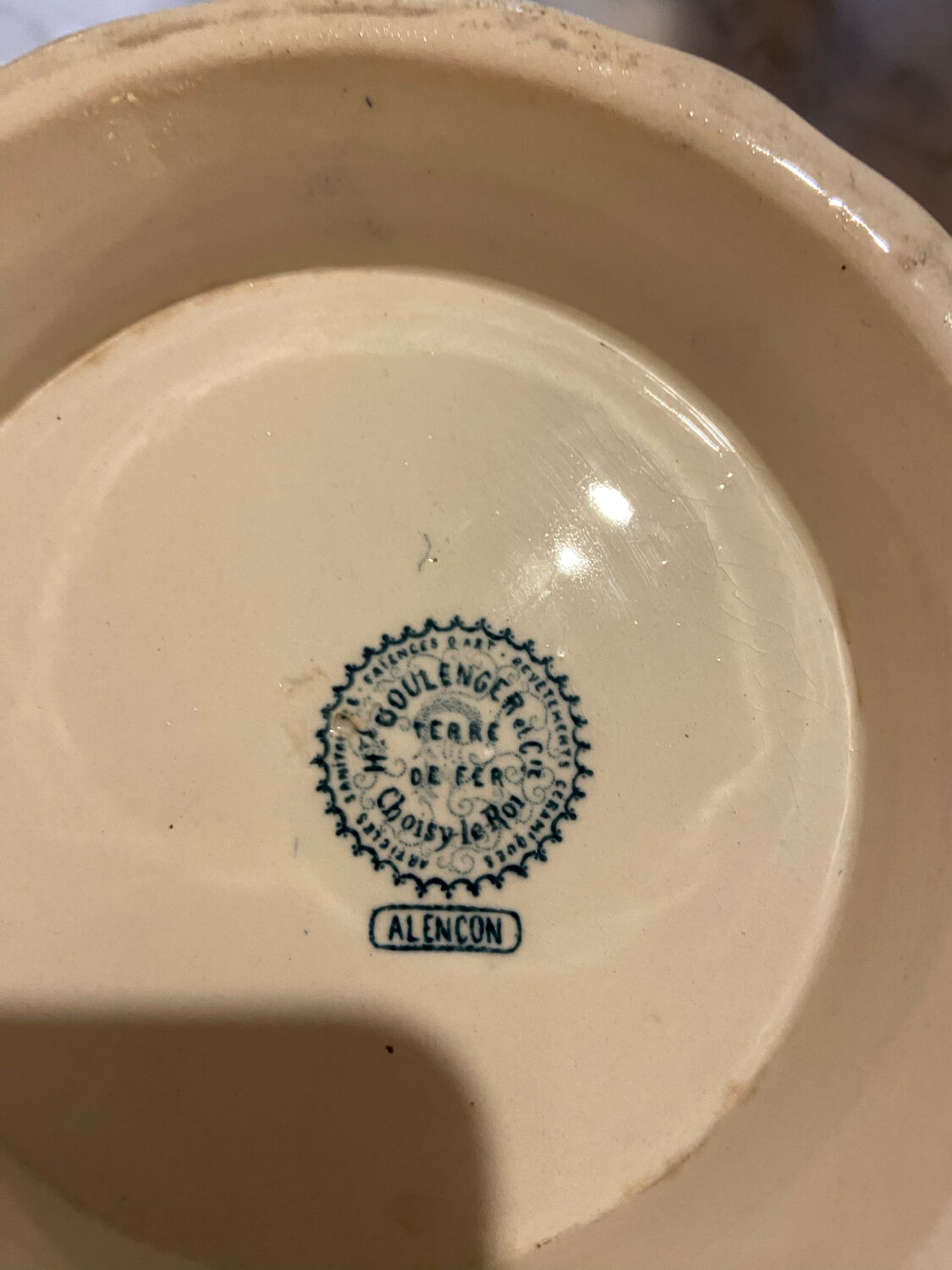 Soupière Terre de Fer vintage