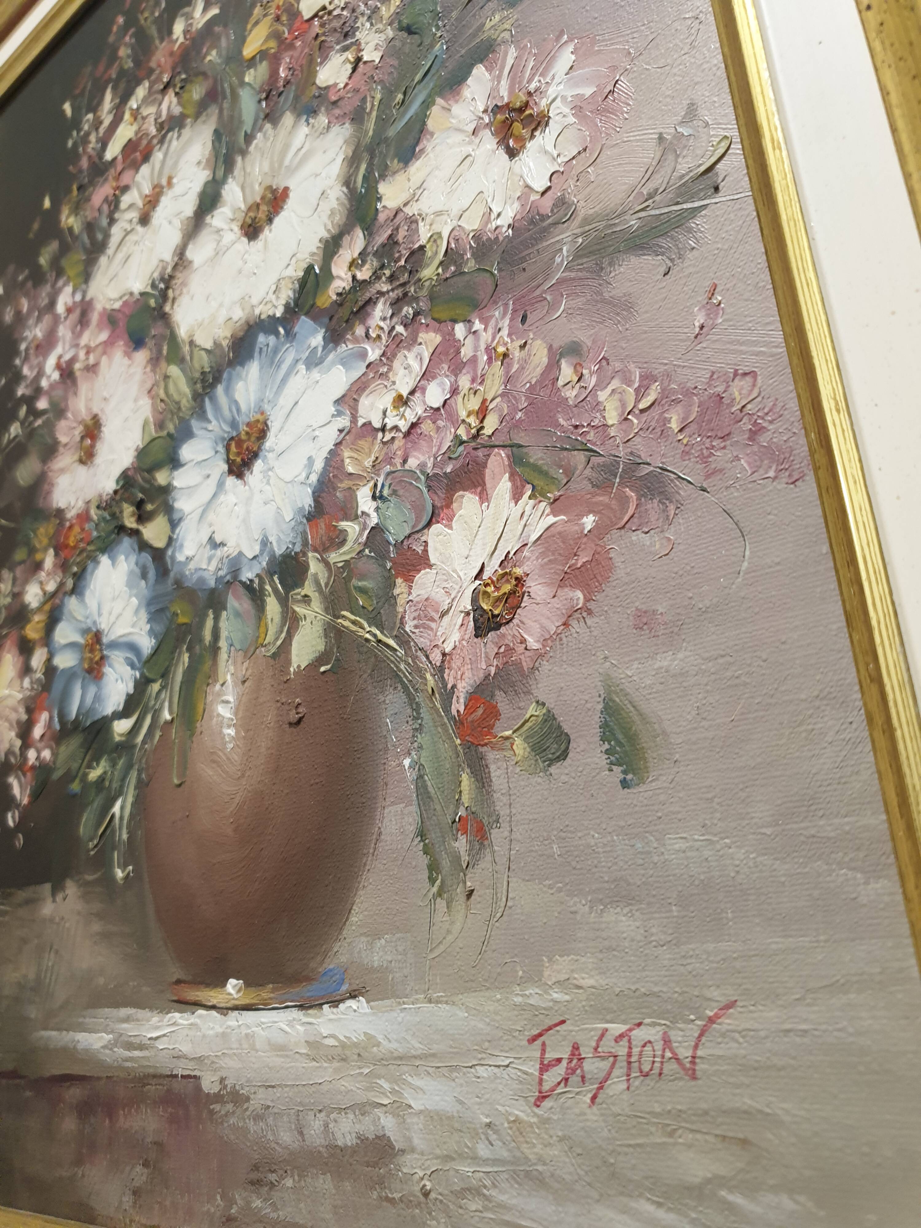 Painting still life bouquet of flowers