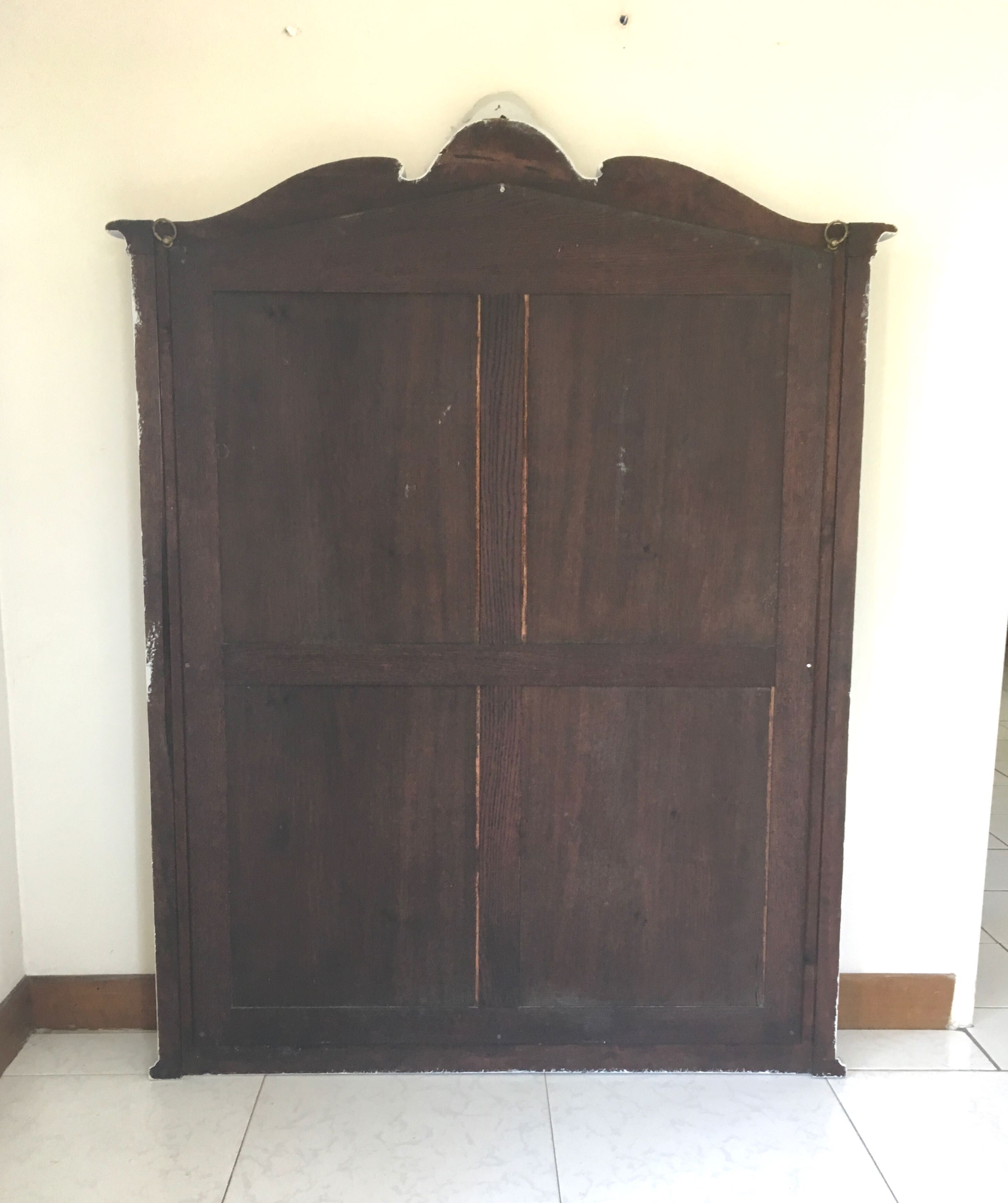 Miroir antique 128 x 170 bois sculpté