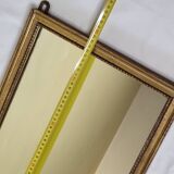Vintage wall mirror, gold frame, 118 cm