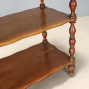 Antique walnut shelf with 4 shelves, Italy, 19th century.