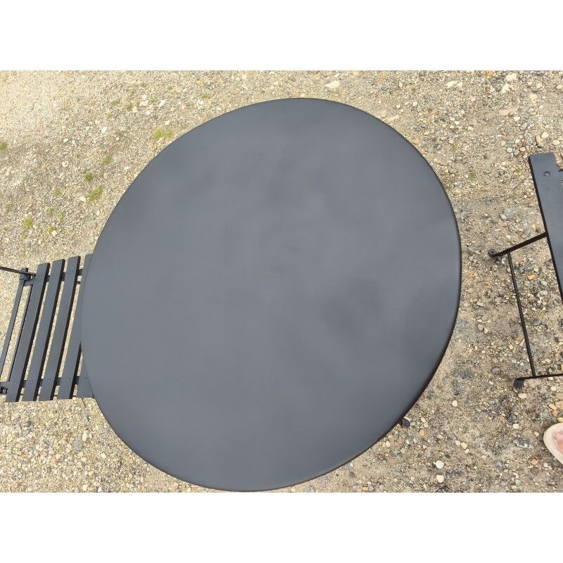 Salon de jardin fer repliable