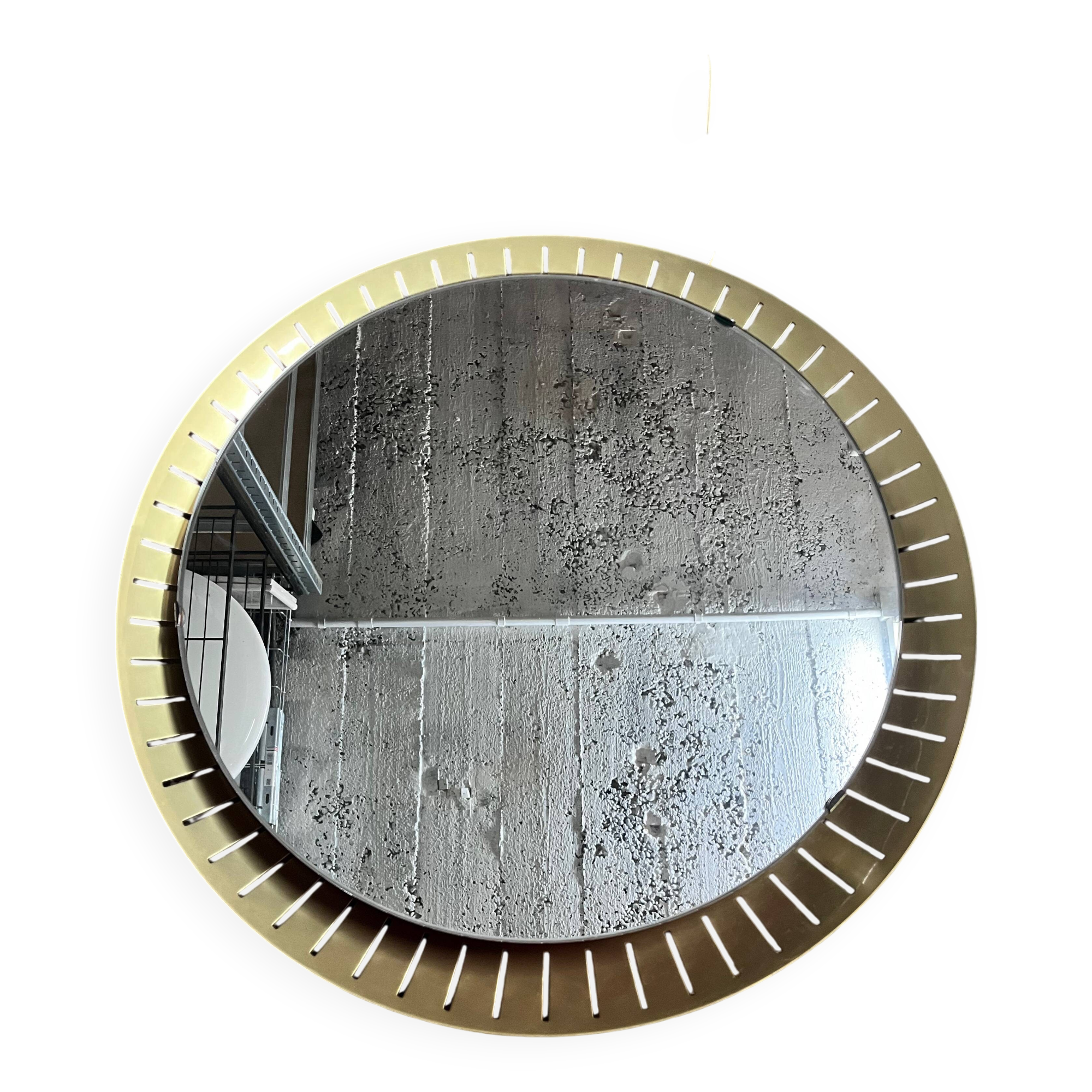 Large illuminated mirror Stilnovo, 1960
